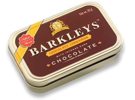 Barkleys Mints - Chocolate Cinnamon 50g