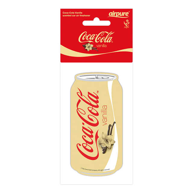 Läs mer om Airpure Coca Cola Vanilla Car Air Freshener