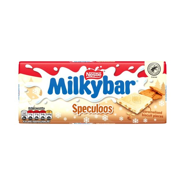 Läs mer om Milkybar Speculoos Limited Edition 100g