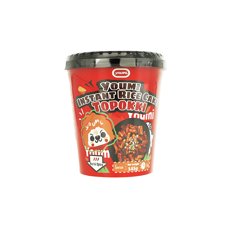 Youmi Rice Cake Topokki Cup - Hot Flavour 145g(BF:2025-05-15)