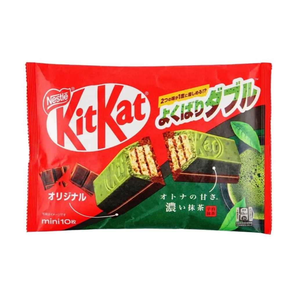 Läs mer om KitKat Double Matcha & Chocolate 116g