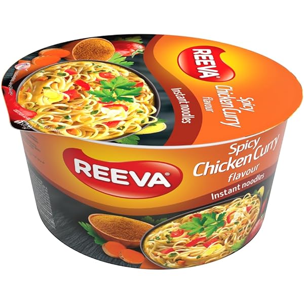 Läs mer om Reeva Instant Noodles Spicy Chicken Curry 75g