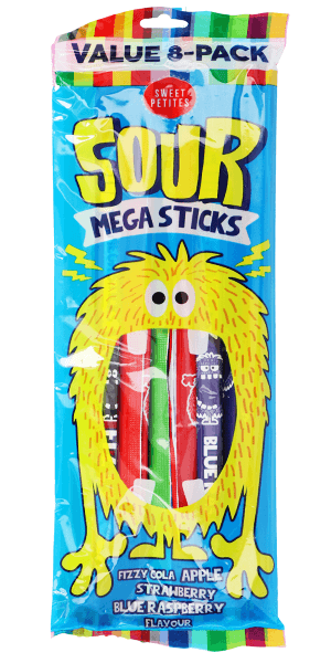 Läs mer om Sweet Petites Sour Mega Sticks 160g