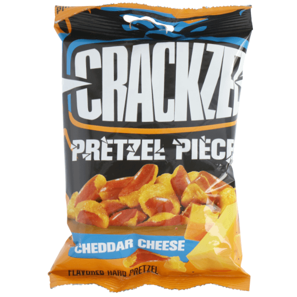 Läs mer om Crackzel Cheddar Cheese Pretzel Pieces 85g