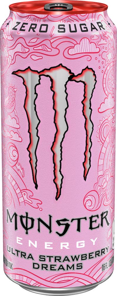 Läs mer om Monster Energy - Zero Ultra Strawberry Dreams 473ml