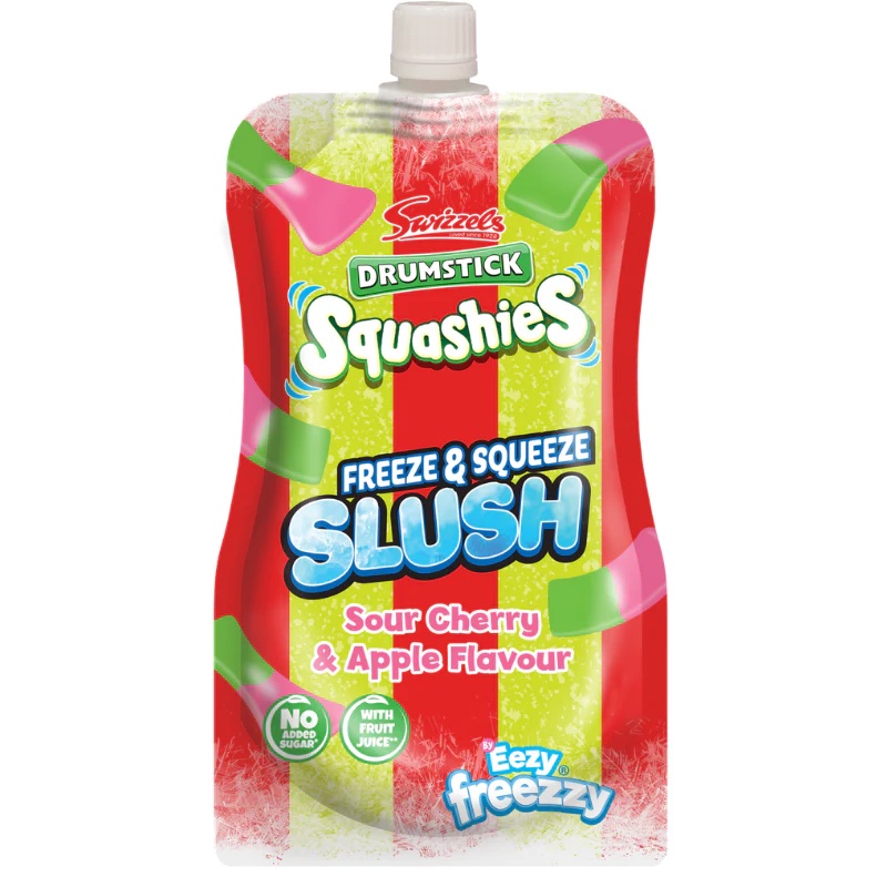 Läs mer om Drumstick Squashies Freeze & Squeeze Slush Sour Cherry & Apple 250ml