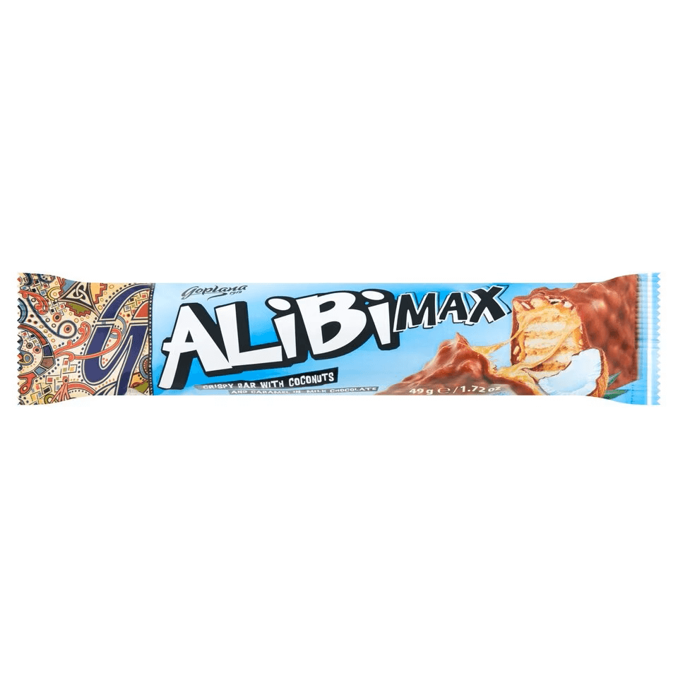 Läs mer om Goplana ALIBI Max Coconut Milk Chocolate 49g