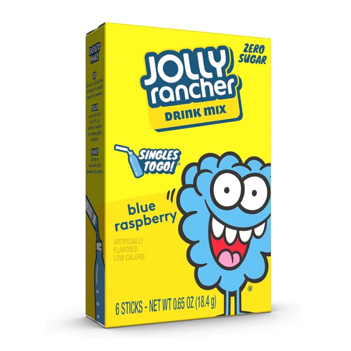 Läs mer om Jolly Rancher Singles to Go 6 pack - Blue Raspberry 18g