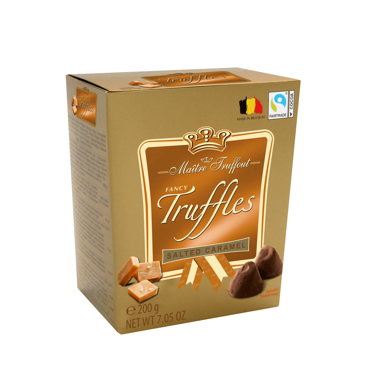 Maitre Truffout Fancy Gold Truffles Salted Caramel 200g