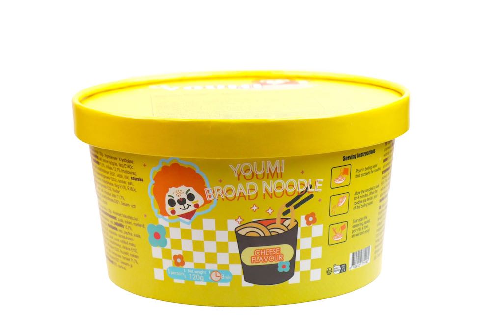 Youmi Instant Broad Noodle Cheese Flavour 120g