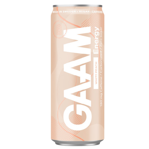 GAAM Energy - White Peach 33cl