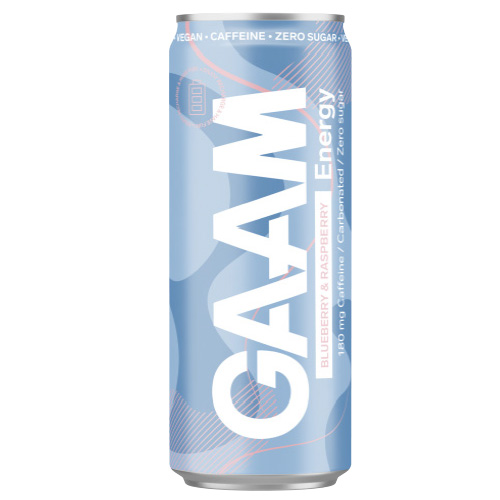 Läs mer om GAAM Energy - Blueberry & Raspberry 33cl