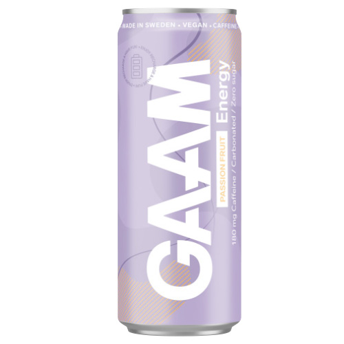 Läs mer om GAAM Energy - Passion Fruit 33cl