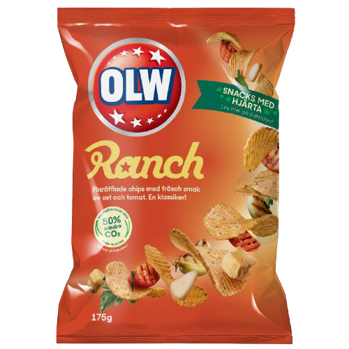 Läs mer om OLW Ranch Chips 175g