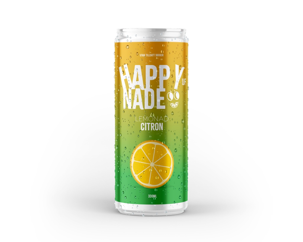 Läs mer om Happynade Lemonad - Citron 33cl