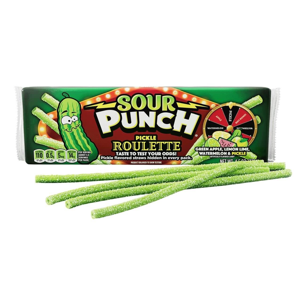 Läs mer om Sour Punch Pickle Roulette 128g