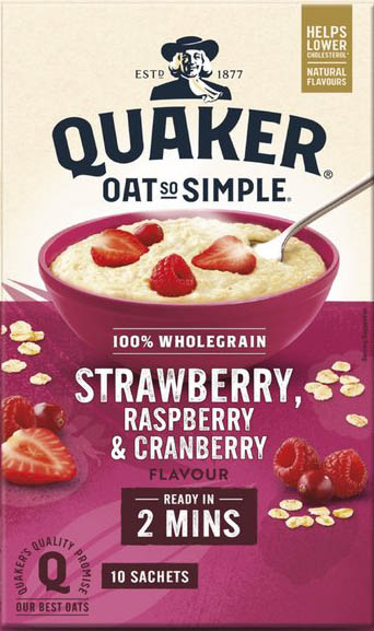 Läs mer om Oat So Simple Strawberry, Raspberry & Cranberry 339g