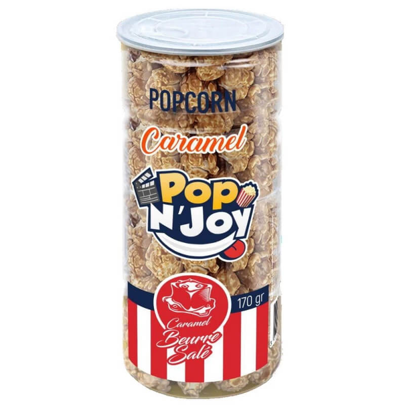 Läs mer om Pop N Joy Popcorn Caramel 170g