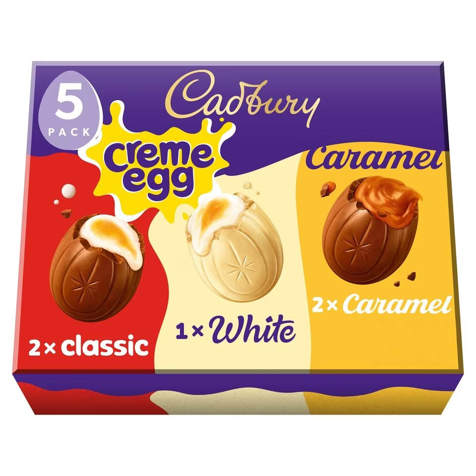 Läs mer om Cadbury Creme Egg Mixlåda 5-pack