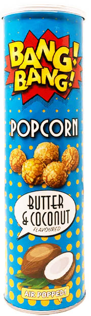 Läs mer om Bang Bang Popcorn - Butter Coconut 85g
