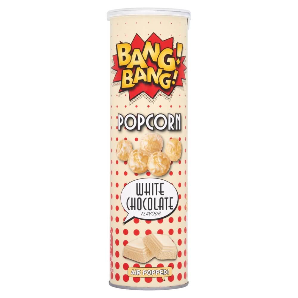 Läs mer om Bang Bang Popcorn - White Chocolate 85g