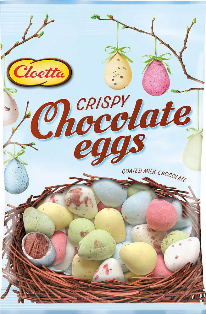 Läs mer om Cloetta Crispy Chocolate Eggs 110g
