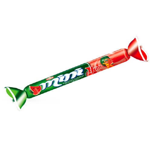 Läs mer om Tayas Mini Yum Chewy Sticks Watermelon 1kg