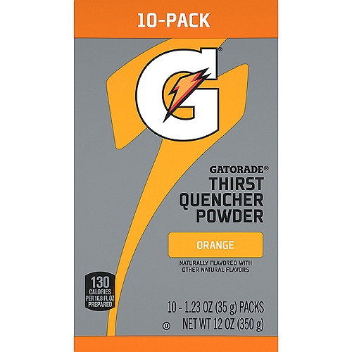 Läs mer om Gatorade Thirst Quencher Powder Orange 10-pack
