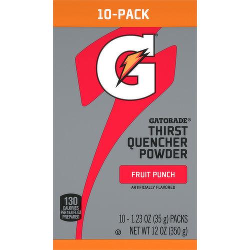 Läs mer om Gatorade Thirst Quencher Powder Fruit Punch 10-pack