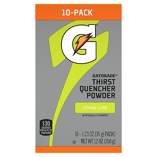 Läs mer om Gatorade Thirst Quencher Powder Lemon Lime 10-pack