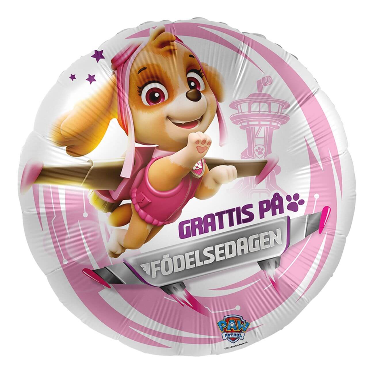 Folieballong Paw Patrol Sky Grattis På Födelsedagen | Festartiklar - Ballonger | Gottegrisen