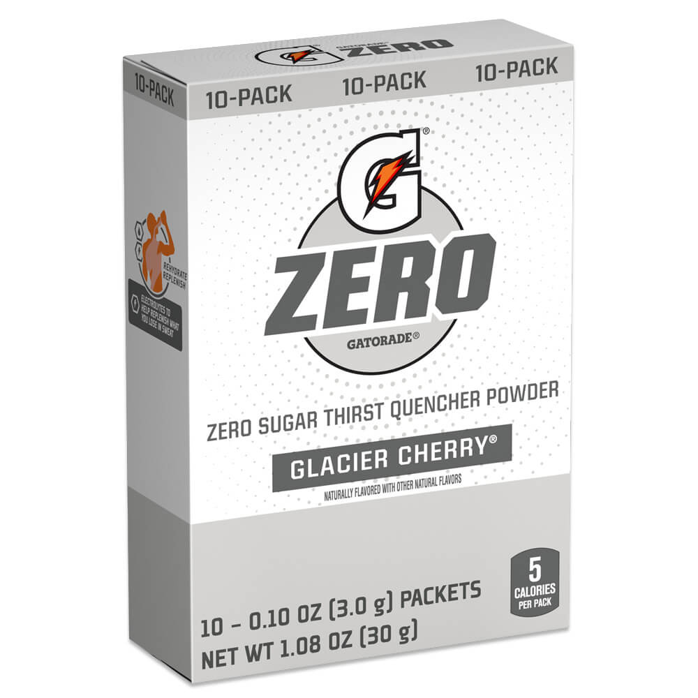 Läs mer om Gatorade Zero Thirst Quencher Powder Glacier Cherry 30g