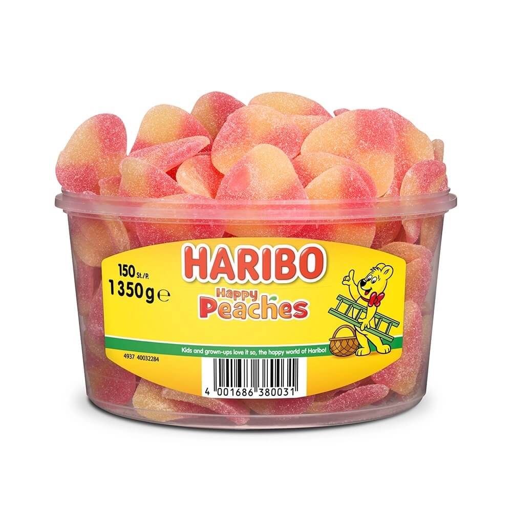 Läs mer om Haribo Happy Peaches 1.35kg