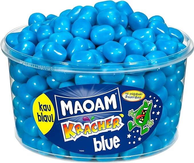 Läs mer om Haribo Maoam Kastanjer Blå 1.2kg