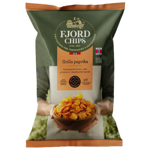Fjordchips Grillad Paprika 150g