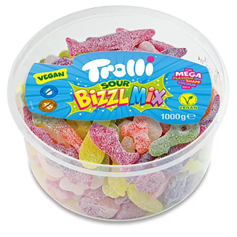 Trolli Sour Bizzlmix 1kg(BF:2025-04-17)