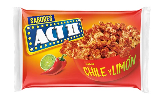 Act II Chile Limon Microwave Popcorn 87g