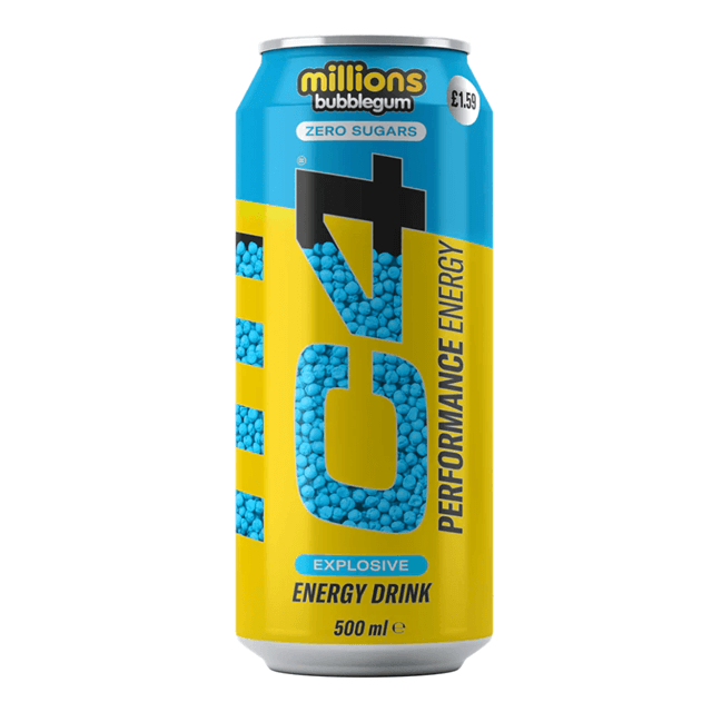 Läs mer om C4 Energy Drink Millions Bubblegum 50cl