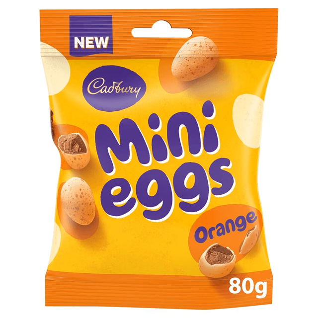 Läs mer om Cadbury Orange Mini Eggs 80g