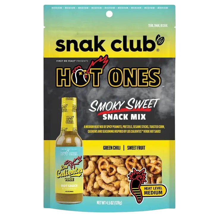 Läs mer om Snak Club Hot Ones Smoky Sweet Snack Mix 57g