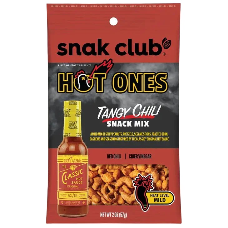 Läs mer om Snak Club Hot Ones Tangy Chili Snack Mix 57g