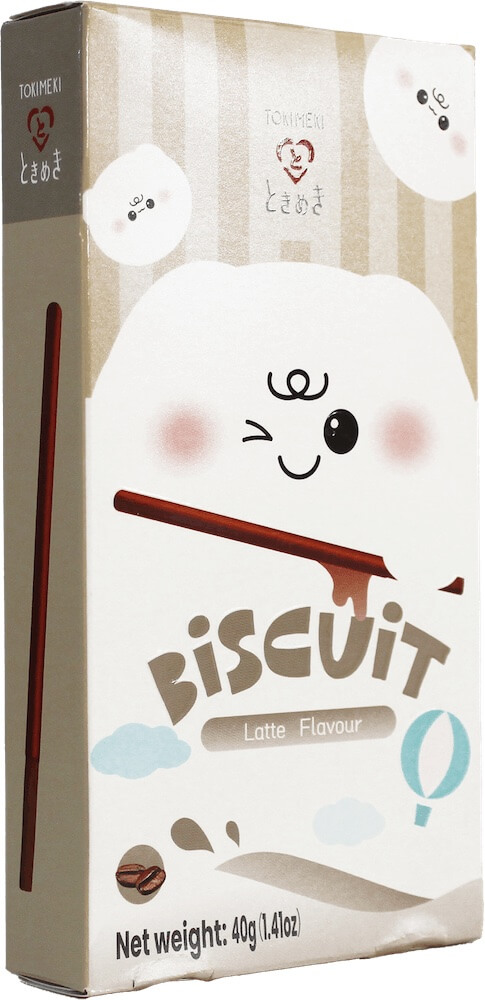 Läs mer om Tokimeki Biscuit Stick - Latte Flavour 40g