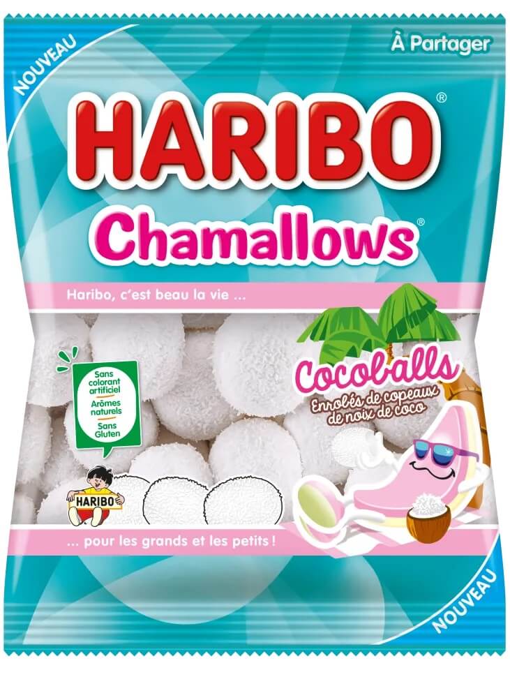 Läs mer om Haribo Chamallows Cocoballs 1kg