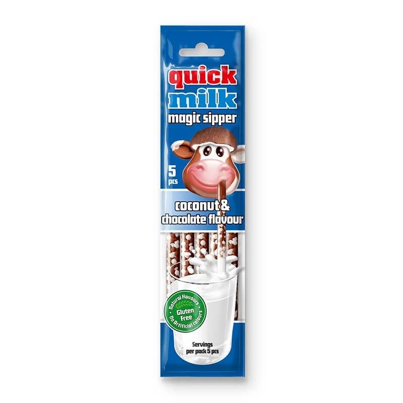 Läs mer om Quick Milk - Coconut & Chocolate 5-pack