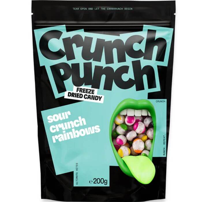 Läs mer om Crunch Punch Freeze-Dried Sour Crunch Rainbow 200g