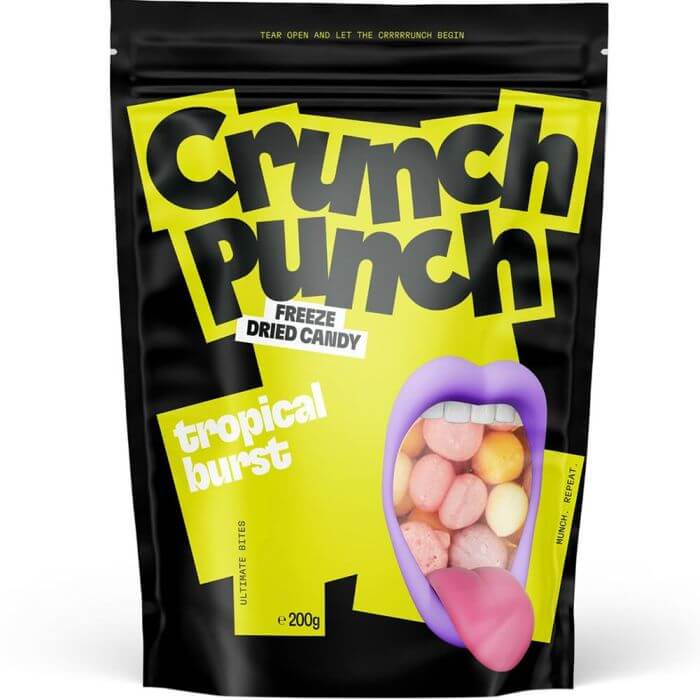 Läs mer om Crunch Punch Freeze-Dried Tropical Burst 200g