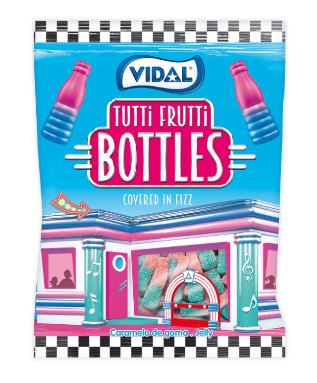 Läs mer om Vidal Tutti Frutti Bottles 90g