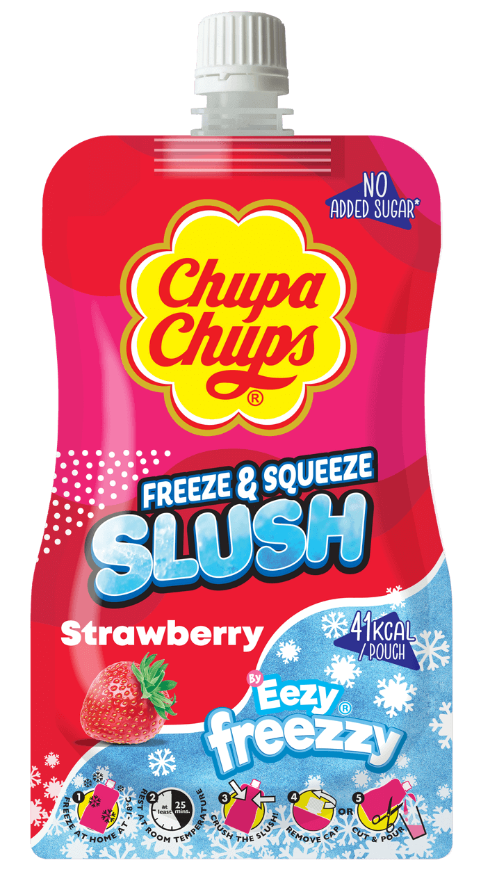 Läs mer om Chupa Chups Slush Strawberry 250ml