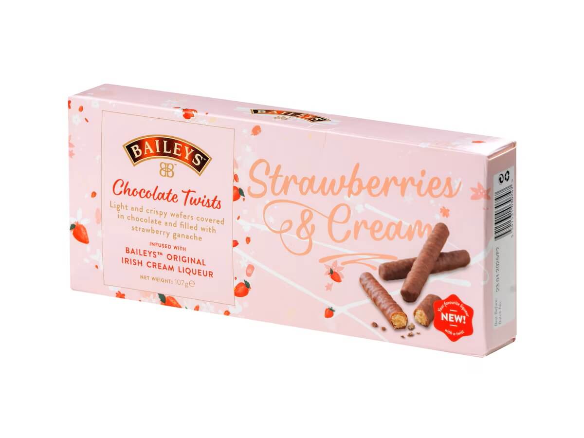 Läs mer om Baileys Chocolate Sticks Strawberries 107g