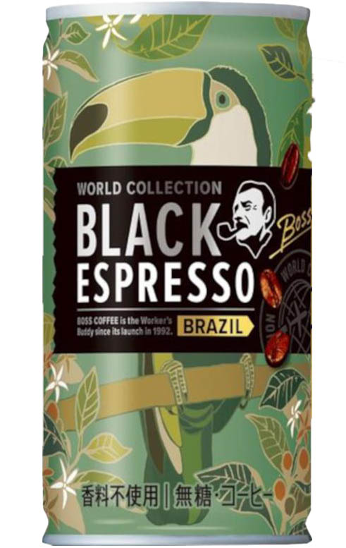 Boss Black Espresso Brazil 185g